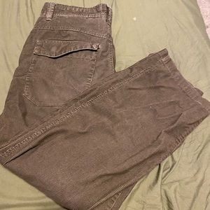 columbia brand dark green corduroy jeans size 36